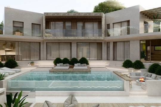 Moderne Luxusvilla mit Pool und Panorama-Meerblick, Region Omis