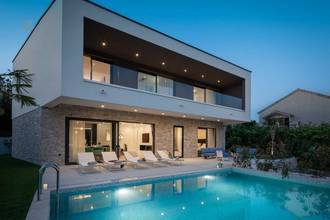 Thumbnail von Modern villa directly on the sea, Rogoznica region