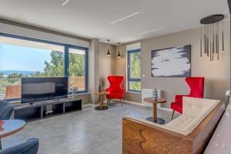 Thumbnail von Modern villa with heated pool, wellness area, and sea view