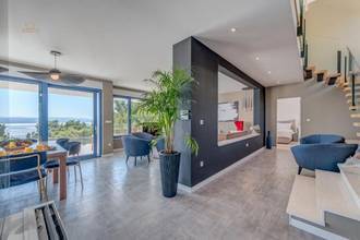 Thumbnail von Modern villa with heated pool, wellness area, and sea view