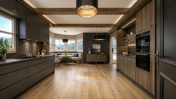 Thumbnail von Country house with a panoramic view in a sunny, peaceful location