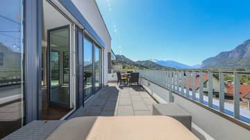 Thumbnail von Exclusive terrace apartment with a view over the city of Innsbruck