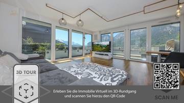Thumbnail von Exclusive terrace apartment with a view over the city of Innsbruck