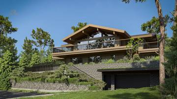 Thumbnail von Property with existing house, approved new construction, and unobstructed Kaiser & Streif view