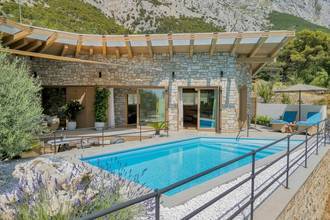 Thumbnail von Mediterranean villa with swimming pool, sauna, and sea view on the Makarska Riviera