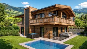 Thumbnail von Newly built luxury chalet at the foot of Bichlalm