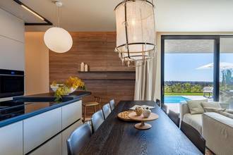 Thumbnail von Single-story designer villa with heated pool and sea view