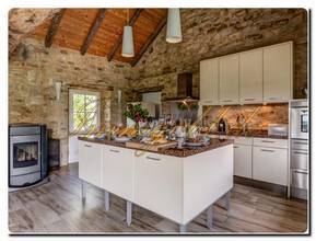 Thumbnail von Charming house in a picturesque stone village with a pool, terrace, wood stove, and panoramic view