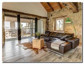 Thumbnail von Charming house in a picturesque stone village with a pool, terrace, wood stove, and panoramic view