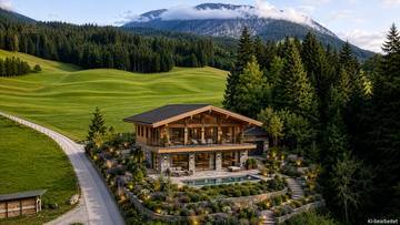 Thumbnail von Alpine retreat with a recreational residence and impressive Kaiser view