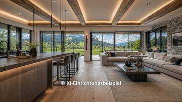 Thumbnail von Garden apartment with a breathtaking view in prime location