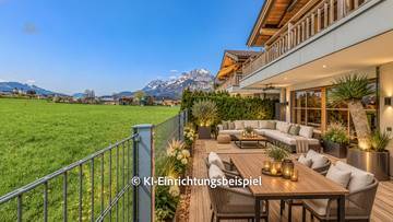 Thumbnail von Garden apartment with a breathtaking view in prime location