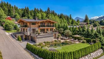 Spacious new build with panoramic view at the foot of the Wild Kaiser