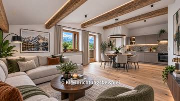 Thumbnail von Attic apartment with a beautiful mountain view