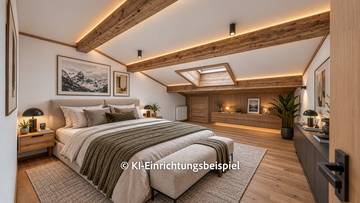 Thumbnail von Attic apartment with a beautiful mountain view