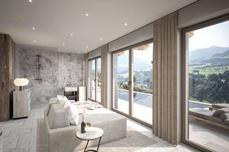 Thumbnail von Plot of land with building permit for 2 luxury chalets