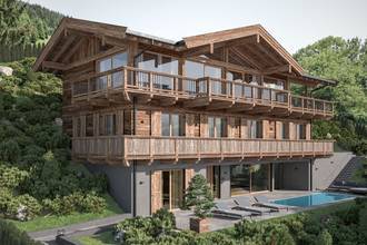 Thumbnail von Plot of land with building permit for 2 luxury chalets