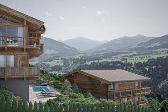 Thumbnail von Plot of land with building permit for 2 luxury chalets