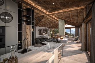 Thumbnail von Plot of land with building permit for 2 luxury chalets