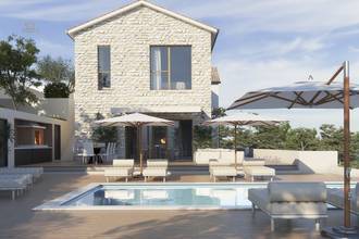 Thumbnail von Neubauvilla mit Swimmingpool, großem Garten und Meerblick