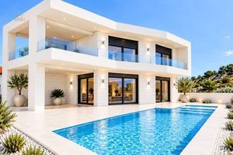 Thumbnail von Neubauvilla im Bau mit Pool, Whirlpool und Meerblick