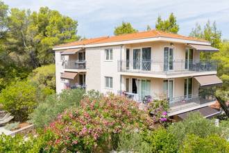 Thumbnail von Villa with six apartments, pool, and sea view in a green bay