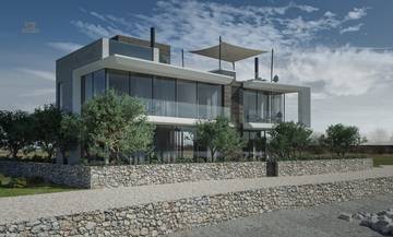 Thumbnail von Newly built villa with roof pool and elevator in the first row by the sea