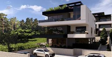 Thumbnail von High-quality penthouse with roof terrace and sea view, island of Krk