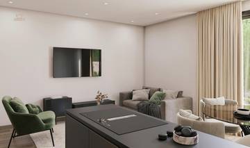 Thumbnail von Small new development consisting of two houses, apartments with water views