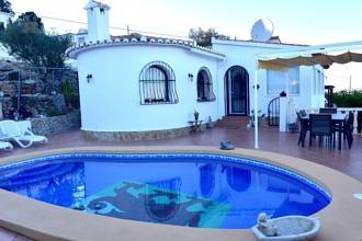 ***Bei Denia - Villa mit Panoramablick auf das Tal und das Meer, Pool, BBQ, Kamin, Klimaanlage etc.***