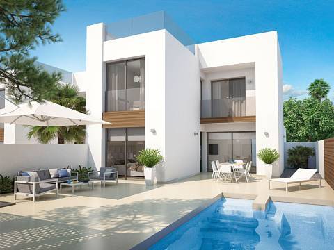 ***Komfortable 4-Zimmer-Villen mit optionaler Dachterrasse und Privatpool***