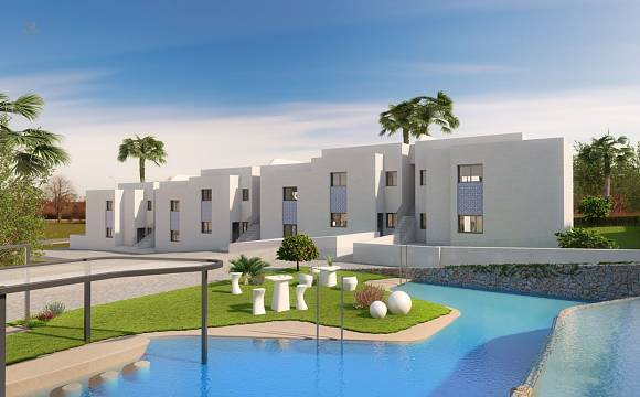 ***3-Zimmer-Erdgeschoss-Appartements in minimalistischem Design mit privatem Garten und Gemeinschaftspool***