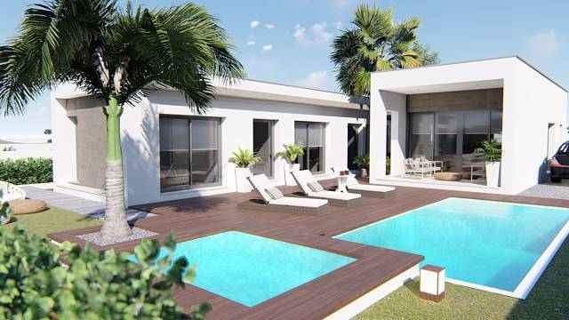 ***Moderne Neubau-Villa mit 3 Schlafzimmern und Privatpool***