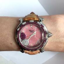 Thumbnail von Chopard Happy Sport Quartz 32mm Steel Watch with Floating Hearts </h1>