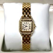 Thumbnail von Cartier Panthère 23mm 18K Yellow Gold 0.88TCW DIAMOND Watch </h1>