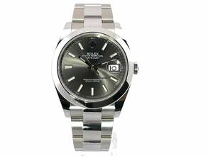  Rolex Datejust 41 Ref. 126300 Edelstahl Rhodium Index Oyster-Band </h1> 