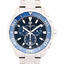Thumbnail von TAG Heuer Aquaracer 300M CAY111B.BA0927 - Aquaracer Quartz Chronograph Blue Dial Men's Watch </h1>