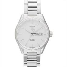 Thumbnail von TAG Heuer Carrera Calibre 5 WAR201B.BA0723 - Carrera Calibre 5 Day-Date Automatic Silver Dial Men's Watch </h1>
