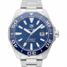 Thumbnail von TAG Heuer Aquaracer 300M WAY201B.BA0927 - Aquaracer Calibre 5 Automatic Blue Dial Men's Watch </h1>