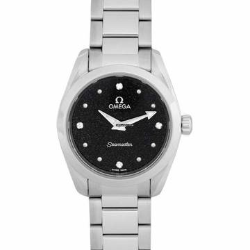  Omega Seamaster Aqua Terra 220.10.28.60.51.001 - Seamaster Aqua Terra 150M Quartz 28 mm Quartz Black Dial Diamonds La </h1> 