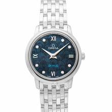 Thumbnail von Omega De Ville Prestige 424.10.27.60.53.003 - De Ville Prestige Orbis Quartz 27.4 mm Blue Dial Diamonds Ladies Wat </h1>