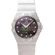 Thumbnail von Omega Constellation Quartz 123.10.27.60.57.003 - Constellation Quartz 27 mm Quartz Mother Of Pearl Dial Diamonds Ladi </h1>