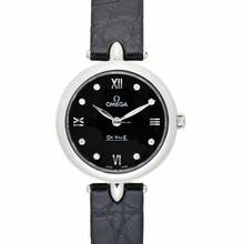 Thumbnail von Omega De Ville Prestige 424.13.27.60.51.001 - De Ville Prestige Quartz 27.4 mm Quartz Black Dial Diamonds Ladies W </h1>