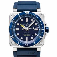 Thumbnail von Bell & Ross BR 03-92 Steel BR0392-D-BU-ST/SRB - Instruments BR 03-92 Diver Blue Men's Watch </h1>