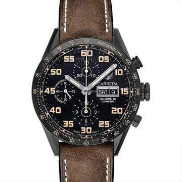  TAG Heuer Carrera Calibre 16 CV2A84.FC6394 - Carrera Calibre 16 DD Automatic Chronograph Black Dial Men's Watch </h1> 