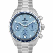  Omega Speedmaster 324.30.38.50.03.001 - Speedmaster 38 mm Co-Axial Chronograph 38 mm Automatic Blue Dial Ste </h1> 