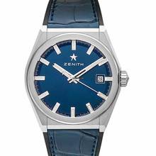 Thumbnail von Zenith Defy 95.9000.670/51.R584 - Defy Classic Titanium / Blue / Alligator </h1>