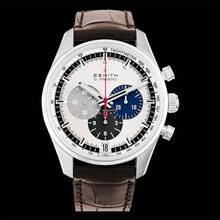 Thumbnail von Zenith 03.2040.400/69.C494 - El Primero Chronomaster 42 Stainless Steel / Silver / Alligator </h1>