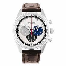 Thumbnail von Zenith 03.2040.400/69.C494 - El Primero Chronomaster 42 Stainless Steel / Silver / Alligator </h1>
