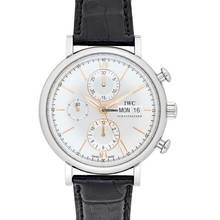 Thumbnail von IWC Portofino Chronograph IW391022 - Portofino Chronograph Automatic Silver Dial Men's Watch </h1>
